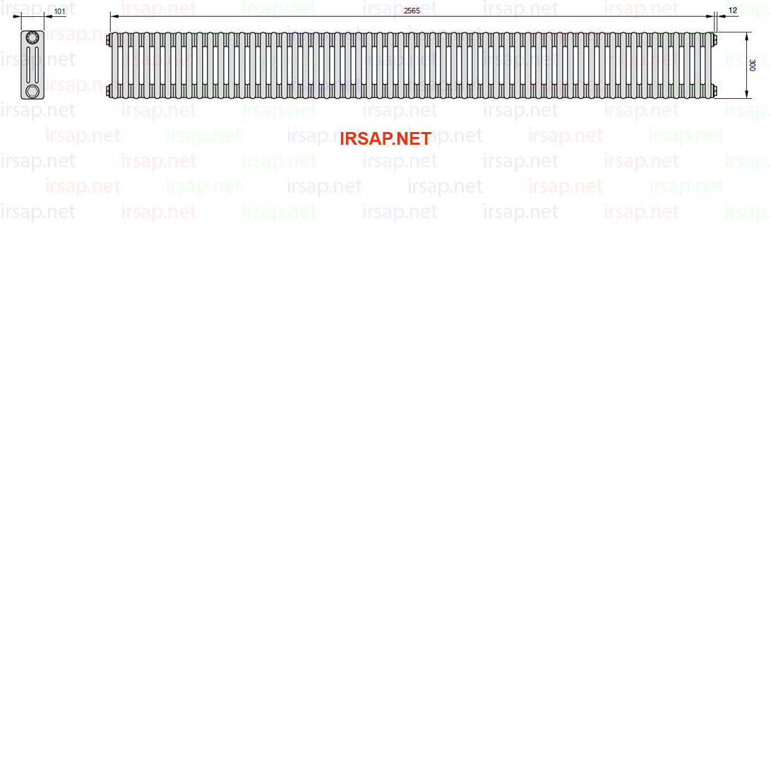Радиатор IRSAP Tesi 30300/57 T23 CL 01